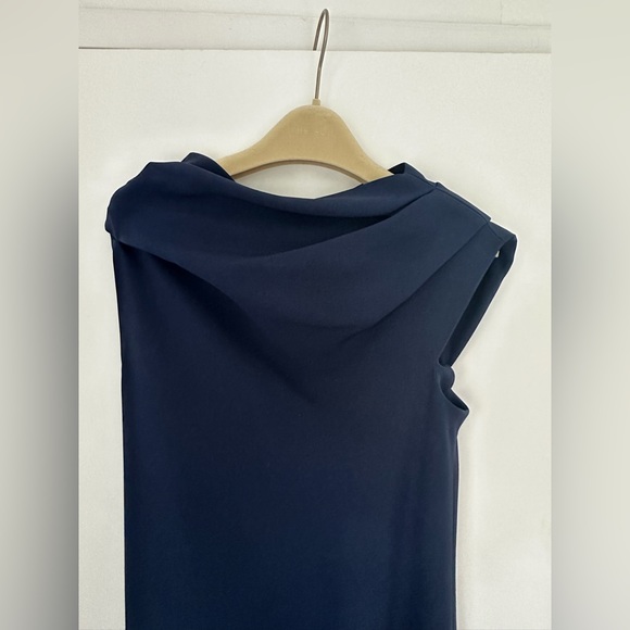 The Row NWT Uma silk/satin Dress in French Blue size 2 - Picture 4 of 8
